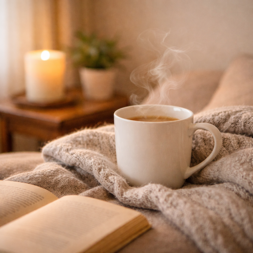 体を温めて安心できるイメージ（呼吸がラクになりゆるむ）